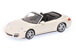 PORSCHE 911 CARRERA 4S CABRIOLET WHITE 2008
