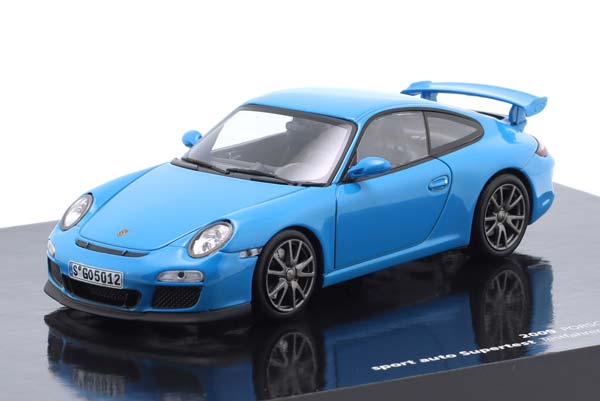 PORSCHE 911 (997 II) GT3 TEST NÜRBURGRING 2009 BLUE / ПОРШЕ 911 997 2 ГТ3 ТЕСТ НУРБУРГРИНГ СИНИЙ