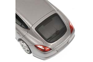 PORSCHE PANAMERA S HYBRID 2011 SILVER METALLIC — фото 3