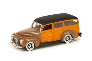 FORD V8 DE LUXE WOODY STATION WAGON 1940 КОРИЧНЕВЫЙ