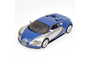 BUGATTI VEYRON EDITION CENTENAIRE 2009 CHROME/BLUE — фото 3