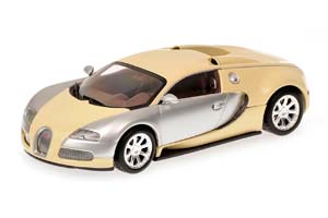 BUGATTI VEYRON EDITION CENTENAIRE 2009 CHROME/BEIGE