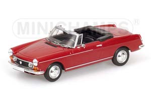 PEUGEOT 404 CABRIOLET 1962, RED
