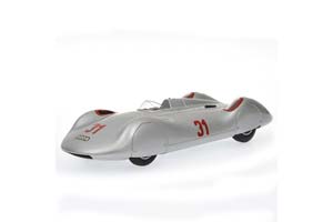 AUTO UNION TYP C STREAMLINER 31 BERND ROSEMEYER AVUS RACE 1937, SILVER — фото 2
