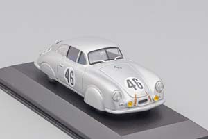 PORSCHE 356 #48 VEUILLET/MOUCHE CLASS WINNERS 24H LE MANS 1951, SILVER — фото 3