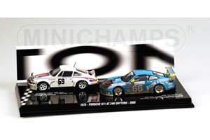PORSCHE DOPPELSET 911 RSR 2.8 UND 911 (996) GT3 RS WINNER DAYTONA 1973/2003