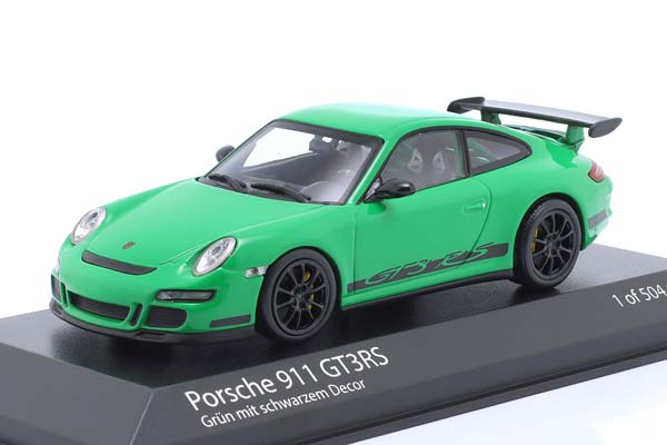 PORSCHE 911 (997) GT3 RS 2006 GREEN BLACK