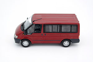 FORD TRANSIT 2000 BUS RED — фото 7
