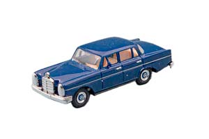 MERCEDES-BENZ 220 W111 (1959), BLUE (ДЛИНА МОДЕЛИ 3-5 СМ)
