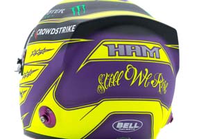 HELMET LEWIS HAMILTON #44 MERCEDES-AMG PETRONAS 2022 / ШЛЕМ ЛЬЮИСА ХЭМИЛЬТОНА 44 (ФОРМУЛА 1 2022 ГОД) РАЗМЕР 17 СМ — фото 4