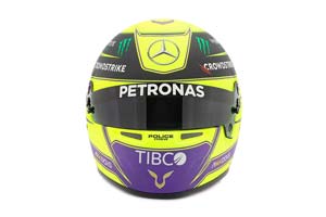HELMET LEWIS HAMILTON #44 MERCEDES-AMG PETRONAS 2022 / ШЛЕМ ЛЬЮИСА ХЭМИЛЬТОНА 44 (ФОРМУЛА 1 2022 ГОД) РАЗМЕР 17 СМ — фото 9