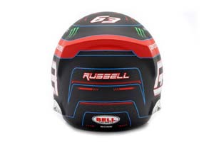 HELMET GEORGE RUSSELL #63 MERCEDES-AMG PETRONAS FORMULA 1 2022 / ШЛЕМ ДЖОРДЖА РАССЕЛА МЕРСЕДЕС (РАЗМЕРЫ 15 х 11 х 10 см) — фото 4