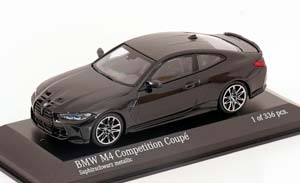 BMW M4 COMPETITION COUPE 2020 BLACK METALLIC — фото 1