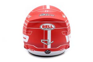 HELMET CHARLES LECLERC #16 SCUDERIA FERRARI FORMULA 1 2023 / ШЛЕМ  ШАРЛЯ ЛЕКЛЕРА ФЕРРАРИ (РАЗМЕРЫ 15 х 11 х 10 см) — фото 4