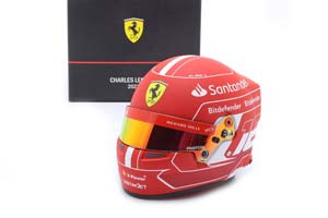 HELMET CHARLES LECLERC #16 SCUDERIA FERRARI FORMULA 1 2023 / ШЛЕМ  ШАРЛЯ ЛЕКЛЕРА ФЕРРАРИ (РАЗМЕРЫ 15 х 11 х 10 см) — фото 5