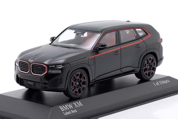 BMW XM (G09) LABEL RED YEAR 2023 BLACK METALLIC / БМВ ХМ G09 ЛАБЕЛ КРАСНЫЙ ЧЕРНЫЙ МЕТАЛЛИК