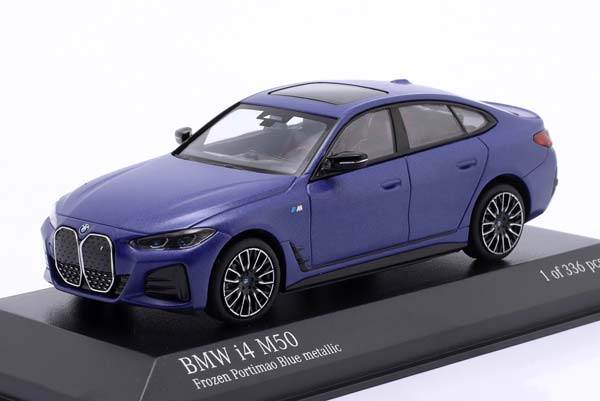 BMW I4 M50 YEAR 2022 FROZEN PORTIMAO BLUE METALLIC / БМВ I4 M50 ФРОЗЕН ПОРТИМАО СИНИЙ МЕТАЛЛИК