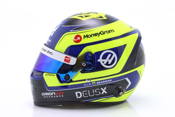 ШЛЕМ OLIVER BEARMAN #87 MONEYGRAM HAAS F1 TEAM FORMULA 1 2025 / ОЛИВЕР БЕРМАН МОНЕЙГРАМ ХААС ФОРМУЛА-1 КОМАНДА — фото 4