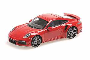 PORSCHE 911 (992) TURBO S COUPE SPORT DESIGN 2021 КРАСНЫЙ