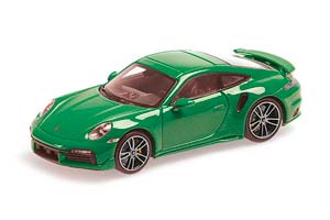 PORSCHE 911 (992) TURBO S COUPE SPORT DESIGN 2021 GREEN