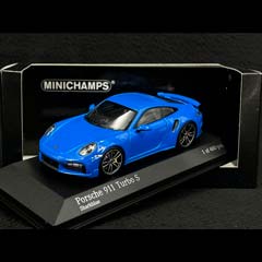PORSCHE 911 (992) TURBO S SPORT DESIGN 2021 BLUE — фото 6