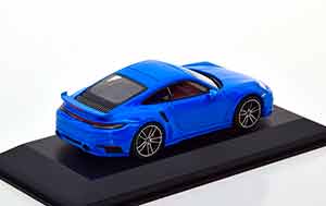 PORSCHE 911 (992) TURBO S SPORT DESIGN 2021 BLUE — фото 2