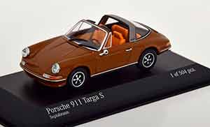 PORSCHE 911 TARGA S 1972 BROWN SILVER
