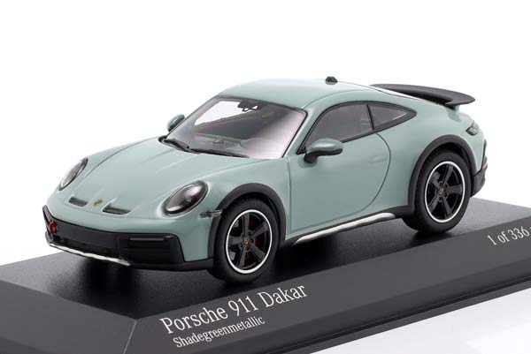 PORSCHE 911 DAKAR YEAR 2022 SHADE GREEN METALLIC / ПОРШЕ 911 ДАКАР ШАДЕ ЗЕЛЕНЫЙ МЕТАЛЛИК