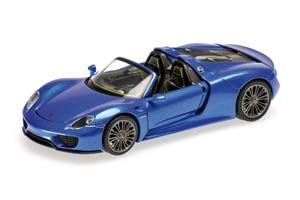 PORSCHE 918 SPYDER FINAL 2013 BLUE METALLIC