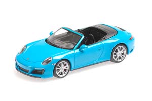 PORSCHE 911 (991.2) CARRERA 4S CABRIOLET 2017 ГОЛУБОЙ — фото 3