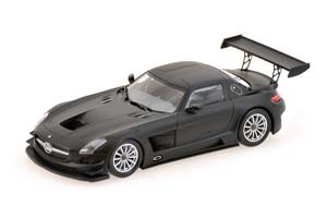 MERCEDES SLS AMG GT3 STREET 2011 MATT BLACK