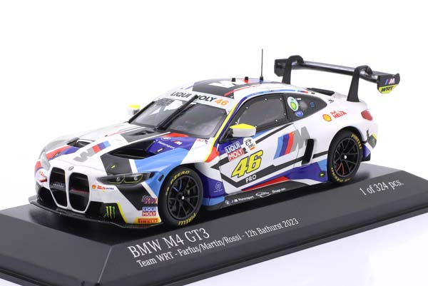 BMW M4 GT3 #46 6TH 12H BATHURST 2023 FARFUS, MARTIN, ROSSI / БМВ M4 ГТ3 6 МЕСТО 12 ЧАСОВ БАТЕРСТ ФАРФУС МАРТИН РОССИ