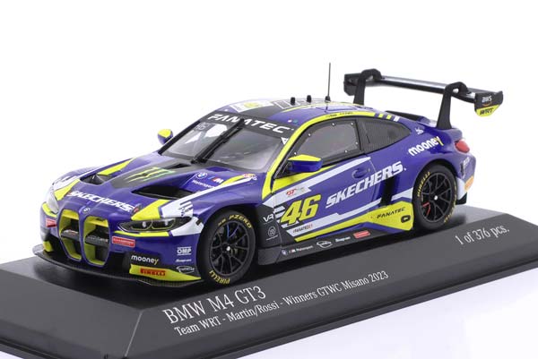 BMW M4 GT3 #46 WINNER GTWCE MISANO 2023 MARTIN, ROSSI / БМВ M4 ГТ3 ПОБЕДИТЕЛЬ ГТВКЕ МИСАНО МАРТИН РОССИ