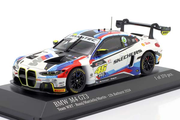 BMW M4 GT3 #46 5TH 12H BATHURST 2024 ROSSI, MARTIN, MARCIELLO / БМВ M4 ГТ3 5 МЕСТО 12 ЧАСОВ БАТЕРСТ РОССИ МАРТИН МАРКИЕЛЛО
