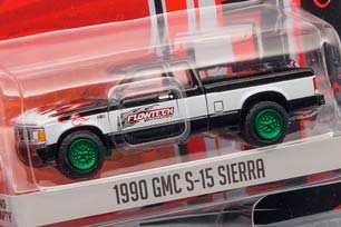 GMC S-15 SIERRA "FLOWTECH EXHAUST" 1990 (GREENLIGHT!!!) (ДЛИНА МОДЕЛИ 6-10 СМ) — фото 2