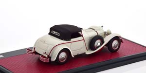 MERCEDES 680S W06 TORPEDO ROADSTER SAOUTCHIK 35949 SOFTTOP 1928 CREME-GREY — фото 2