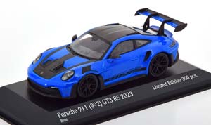 PORSCHE 911 (992) GT3 RS WEISSACH PACKAGE 2023 BLUE BLACK