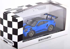 PORSCHE 911 (992) GT3 RS WEISSACH PACKAGE 2023 BLUE CARBON — фото 3