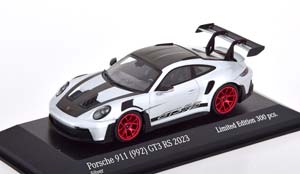 PORSCHE 911 (992) GT3 RS WEISSACH PACKAGE 2023 SILVER RED
