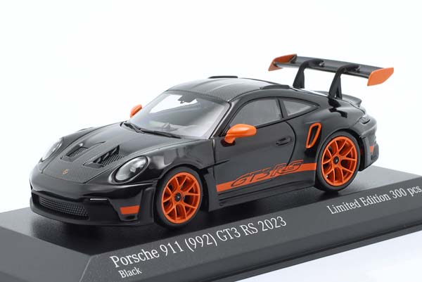 PORSCHE 911 (992) GT3 RS WEISSACH PACKAGE 2023 BLACK ORANGE