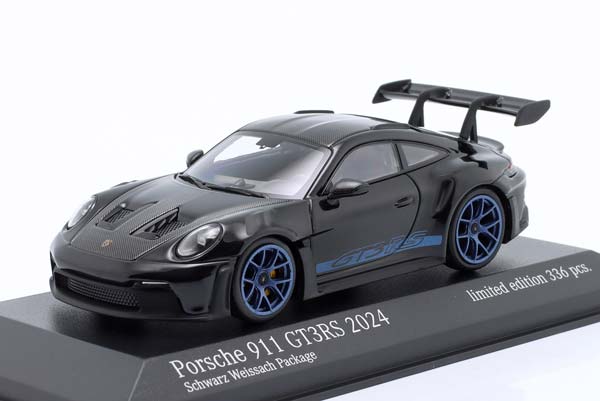 PORSCHE 911 (992) GT3 RS WEISSACH PACKAGE 2024 BLACK / ПОРШЕ 911 992 ГТ3 РС ВЕЙССАЧ ПАКАГЕ ЧЕРНЫЙ