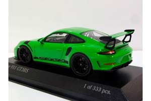 PORSCHE 991 (911) II GT3 RS - 2018 ЗЕЛЕНЫЙ С ЧЕРНЫМИ КОЛЕСАМИ — фото 3