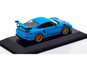 PORSCHE 991 II GT3 RS - 2018 СИНИЙ С ЗОЛОТИСТЫМИ КОЛЕСАМИ — фото 2