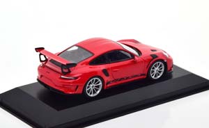 PORSCHE 911 (991/2) GT3 RS WITH SILVER RIMS 2018 RED — фото 2