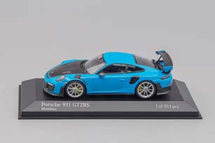 PORSCHE 911 (991 II) GT2 RS WITH SILVER RIMS 2018 LIGHT BLUE — фото 5
