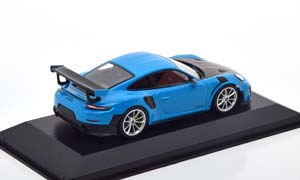 PORSCHE 911 (991 II) GT2 RS WITH SILVER RIMS 2018 LIGHT BLUE — фото 2