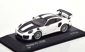 PORSCHE 911 (991/2) GT2 RS WITH SILVER RIMS 2018 WHITE BLACK