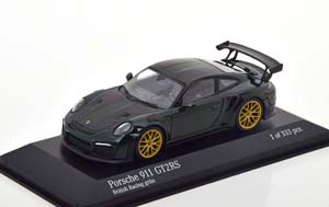 PORSCHE 911 (991 II) GT2-RS WITH GOLD RIMS 2018 DARKGREEN