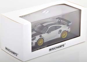 PORSCHE 911 (991/2) GT2 RS WITH GOLD RIMS 2018 LIGHTGREY — фото 7