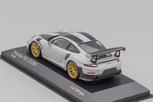 PORSCHE 911 (991/2) GT2 RS WITH GOLD RIMS 2018 LIGHTGREY — фото 4